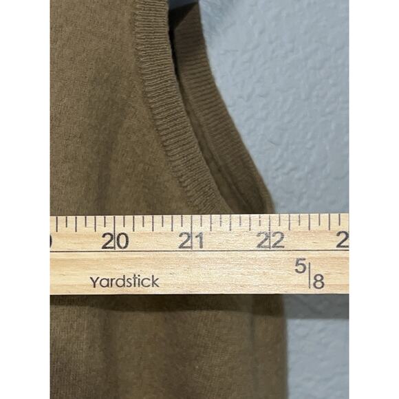 POLO RALPH LAUREN Vest Mens Large Brown Pullover Sweater Casual Preppy Wool - Picture 3 of 7